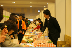 昭和食品　展示会の様子